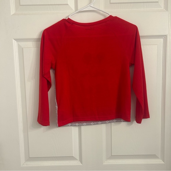 Disney Gray and Red Mickey Mouse Pajama Top - Picture 4 of 6
